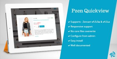 Pzen Quick View for Zencart