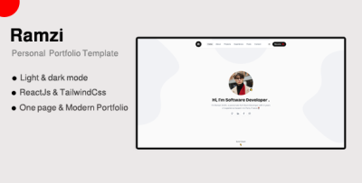 Ramzi -  React Personal Portfolio Template