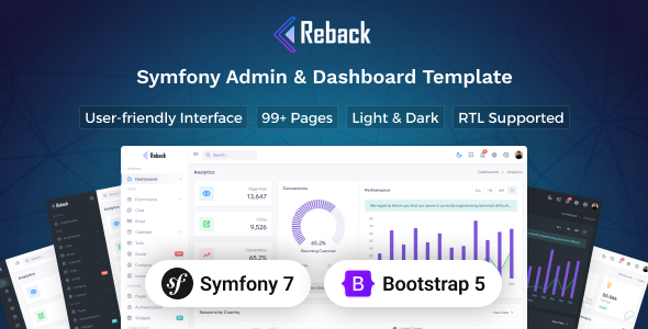 Reback - Symfony 7 Admin & Dashboard Template Reback - Symfony 7 Admin & Dashboard Template