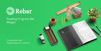 ReBar - Reading Progress Bar Widget for Adobe Muse