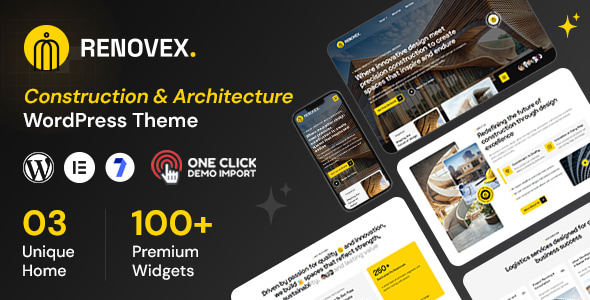 Renovex - Construction & Architecture WordPress Theme Renovex - Construction & Architecture WordPress Theme