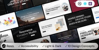 Resonance - Multipurpose Creative NextJs Template