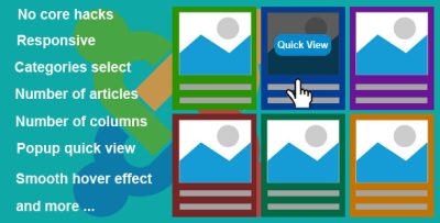 Responsive Grid Quick View Articles for Joomla
