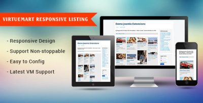 Responsive Product for VirtueMart Module