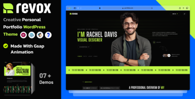 Revox - Personal Portfolio WordPress Theme