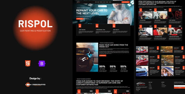 Rispol - Car Painting & Modification HTML Bootsrap Template Rispol - Car Painting & Modification HTML Bootsrap Template