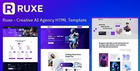 Ruxe - AI Agency & Technology HTML Template Ruxe - AI Agency & Technology HTML Template