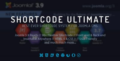 Shortcode Ultimate Plugin for Joomla