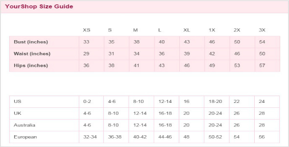 Size returns policy guide - PrestaShop Module Size returns policy guide - PrestaShop Module