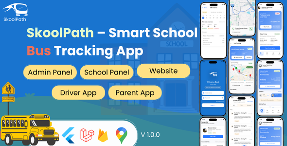 SkoolPath - School Bus GPS Tracking with Driver & Parent Apps SkoolPath - School Bus GPS Tracking with Driver & Parent Apps