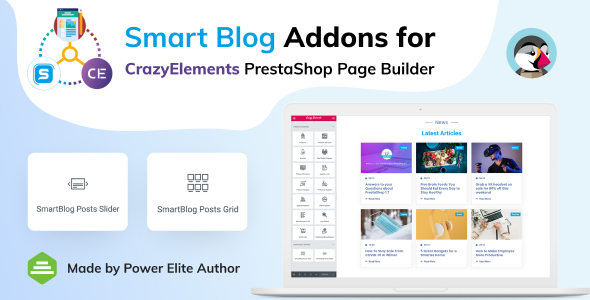 Smart Blog Addons for Crazy Elements PrestaShop Page Builder Smart Blog Addons for Crazy Elements PrestaShop Page Builder