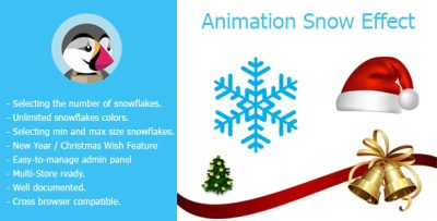 Snow Effect Christmas & New Year Holidays