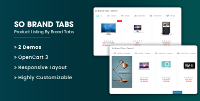 So Brand Tabs - Responsive OpenCart 4 Module