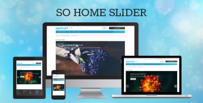 So Home Slider - Responsive OpenCart 4.x & OpenCart 3.x Module