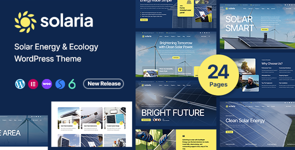 Solaria - Solar Energy & Ecology WordPress Theme Solaria - Solar Energy & Ecology WordPress Theme