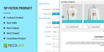 SP Filter Product - Advanced Filters PrestaShop 1.7 Module