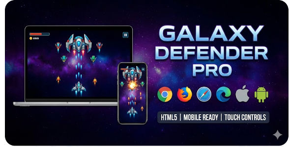 Space Shooter - HTML5 - AdMob Ready Space Shooter - HTML5 - AdMob Ready