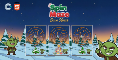 Spin Maze - Save Xmas