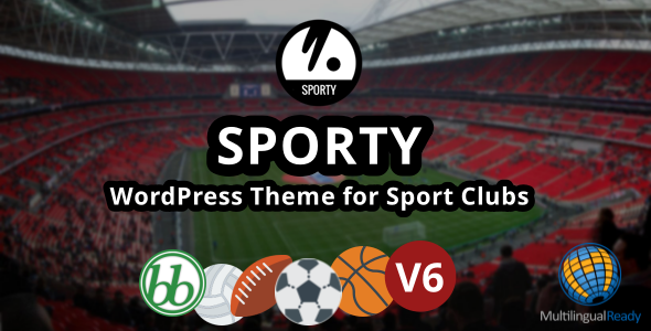 SPORTY - Responsive WordPress Theme for Clubs SPORTY - Responsive WordPress Theme for Clubs