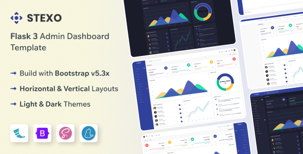 Stexo - Flask 3 Admin & Dashboard Template Stexo - Flask 3 Admin & Dashboard Template