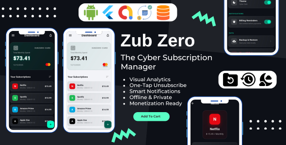 SubZero - The Cyber Subscription Manager SubZero - The Cyber Subscription Manager
