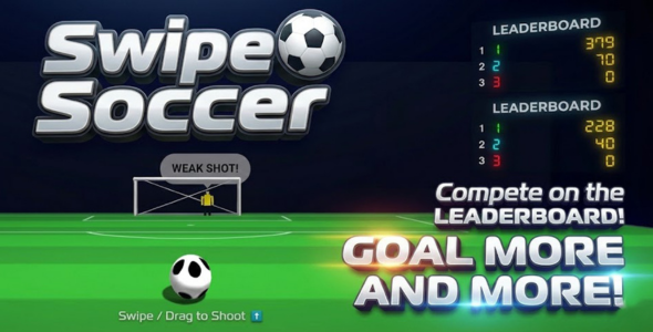 Swiper Soccer HTML5 3D Game With Leaderboard Swiper Soccer HTML5 3D Game With Leaderboard