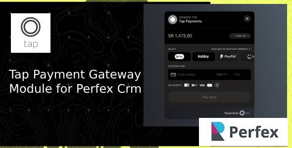 Tap Payment Gateway Module for Perfex CRM Tap Payment Gateway Module for Perfex CRM