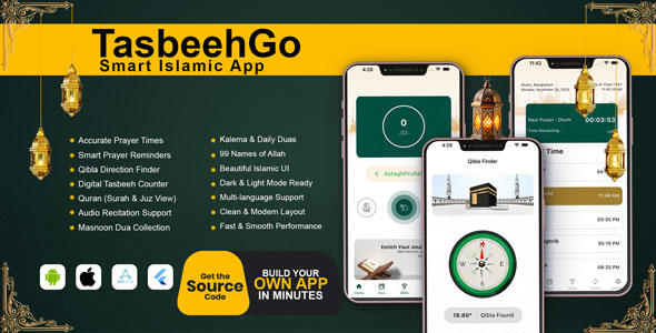 Tasbeeh Go Flutter App Tasbeeh Go Flutter App