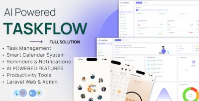 TaskFlow - AI-Powered Task Management Website and Mobile Application