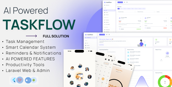 TaskFlow – AI-Powered Task Management Website and Mobile Application TaskFlow – AI-Powered Task Management Website and Mobile Application
