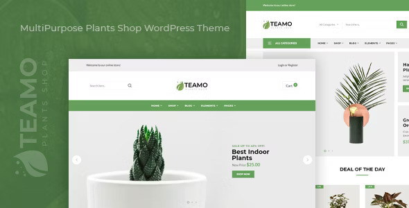 Teamo - MultiPurpose Plants Shop WordPress Theme Teamo - MultiPurpose Plants Shop WordPress Theme