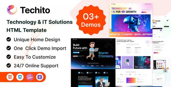 Techito - IT Solutions & Technology Services Template Techito - IT Solutions & Technology Services Template