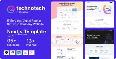 Technotech - IT Services Digital Agency Software Company Next js Template