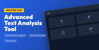 Textlysis - Professional SEO Word Counter, Character & Emoji Analyzer