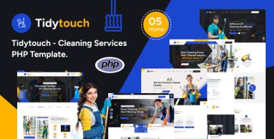 Tidytouch - Cleaning Services PHP Template