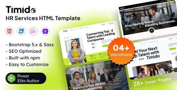 Timido - HR Services and Recruitment HTML Template Timido - HR Services and Recruitment HTML Template