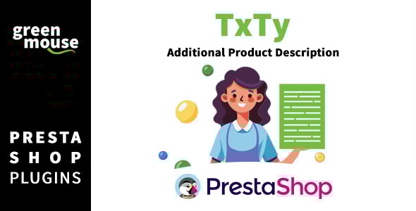 TxTy - Additional Product Description for PrestaShop TxTy - Additional Product Description for PrestaShop