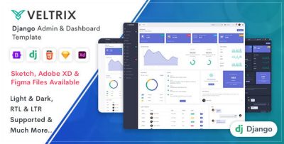 Veltrix - Django Admin & Dashboard Template