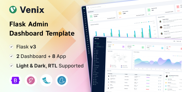 Venix - Flask Admin & Dashboard Template Venix - Flask Admin & Dashboard Template
