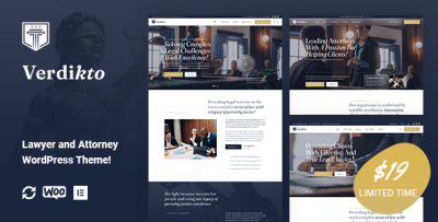 Verdikto - Law Firm & Attorney WordPress Theme