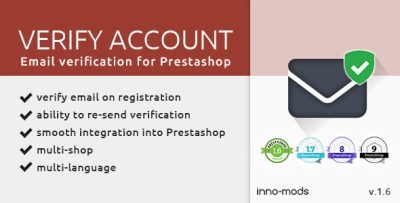 Verify Account for Prestashop