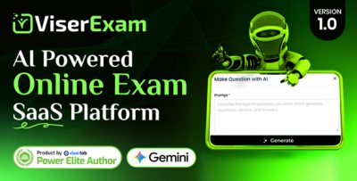 ViserExam - AI Powered Online Exam SaaS Platform