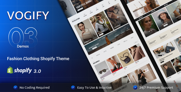 Vogify | Multipurpose Shopify Theme OS 3.0 (Theme Block) Vogify | Multipurpose Shopify Theme OS 3.0 (Theme Block)