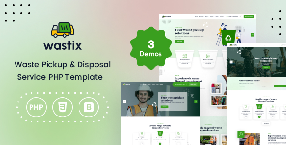 Wastix - Waste Disposal Services PHP Template Wastix - Waste Disposal Services PHP Template