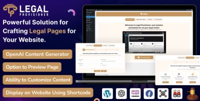 WordPress Legal Pages Generator Plugin with AI