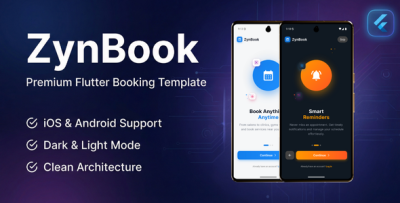 ZynBook - Universal Booking & Appointment System for Service Businesses (Flutter)