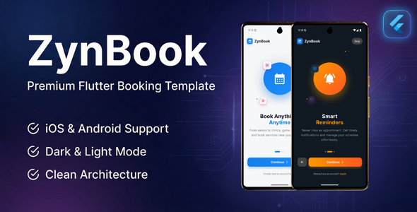 ZynBook - Universal Booking & Appointment System for Service Businesses (Flutter) ZynBook - Universal Booking & Appointment System for Service Businesses (Flutter)