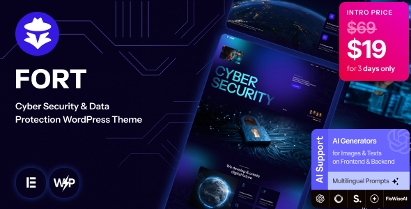 Fort - Cyber Security & Data Protection WordPress Theme Fort - Cyber Security & Data Protection WordPress Theme