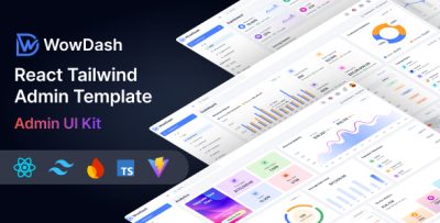 Wowdash – React Tailwind Admin Template (React 19) with shadcn UI