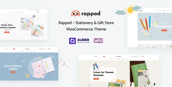 Rappod – Stationery & Gift Store WooCommerce WordPress Theme Rappod – Stationery & Gift Store WooCommerce WordPress Theme
